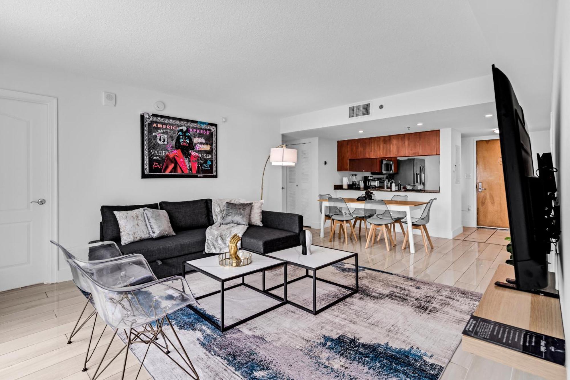 Апартаменты Lux 2B/2B Brickell - Free Parking Майами Экстерьер фото